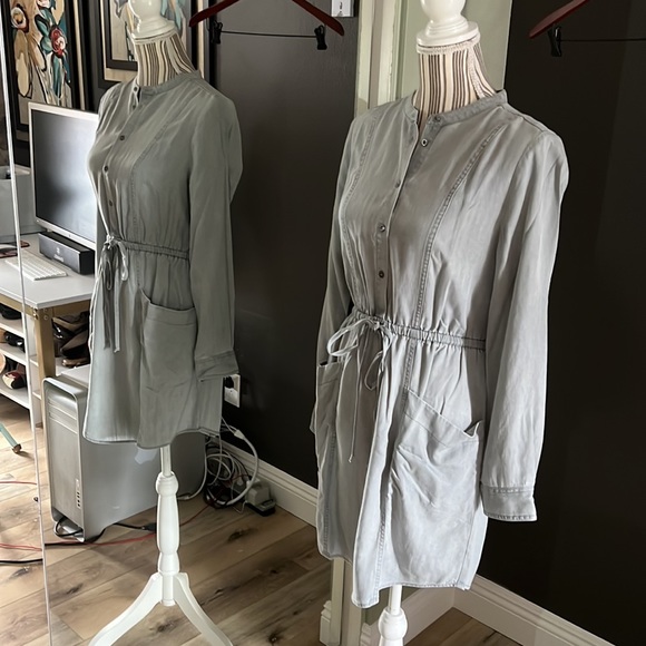 Lucky Brand, gray dress